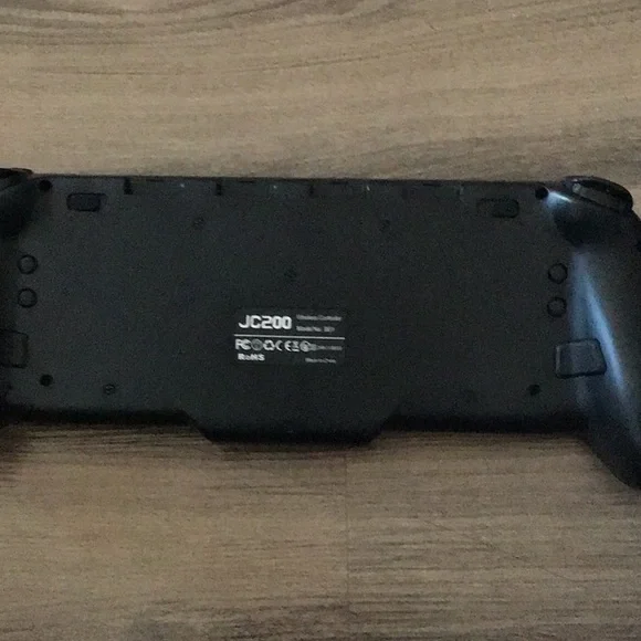 BlackHandheld Console with Ergonomic Design and LED Indicators and case